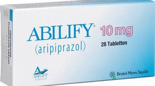 An image of abilify drug in 10 mg tabletten form.photo