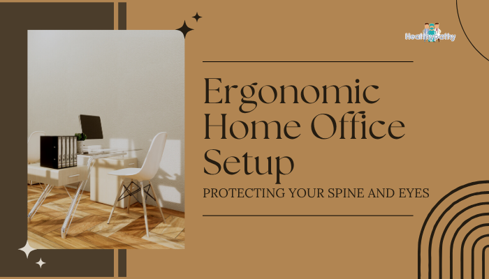 Ergonomic Home Office Setup- Protecting Your Spine and Eyes